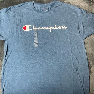 Champion Authentic Athletic Wear T-shirt Size M - Brand NEW - BLUE